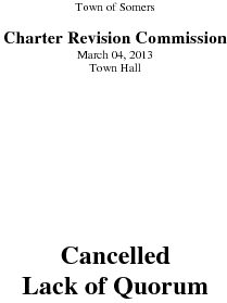 Icon of 20130311 Charter Rev Mtg Cancellation